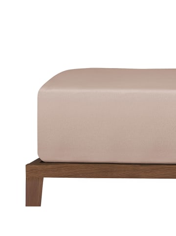 UNCOVER BY SCHIESSER Jersey-Spannbettlaken "New Jersey" in Taupe
