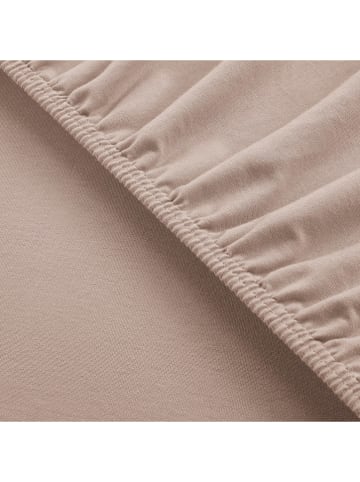 UNCOVER BY SCHIESSER Jersey-Spannbettlaken "New Jersey" in Taupe