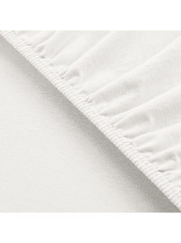 UNCOVER BY SCHIESSER Jersey hoeslaken "New Jersey" wit