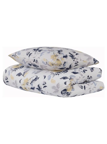 UNCOVER BY SCHIESSER Renforcé beddengoedset "Florina" wit/geel