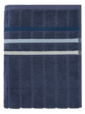 UNCOVER BY SCHIESSER 4er-Set: Handtücher "Ohio" in Dunkelblau