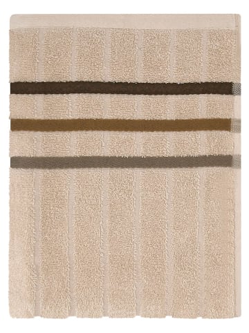 UNCOVER BY SCHIESSER 2er-Set: Duschtücher "Ohio" in Beige