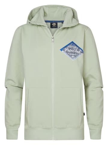 Petrol Industries Sweatjacke in Oliv
