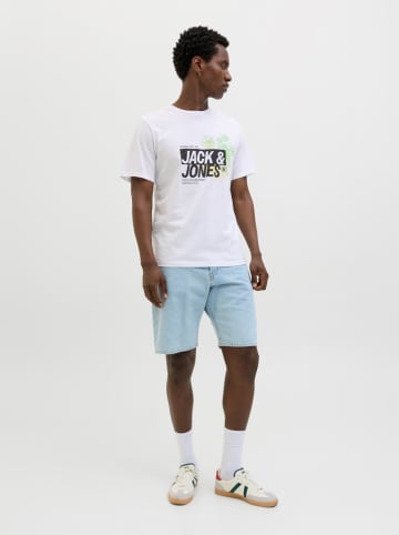 Jack & Jones Koszulka "Jaxon" w kolorze białym
