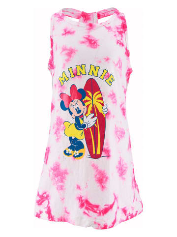 Disney Minnie Mouse Sukienka "Minnie" w kolorze biało-jasnoróżowym