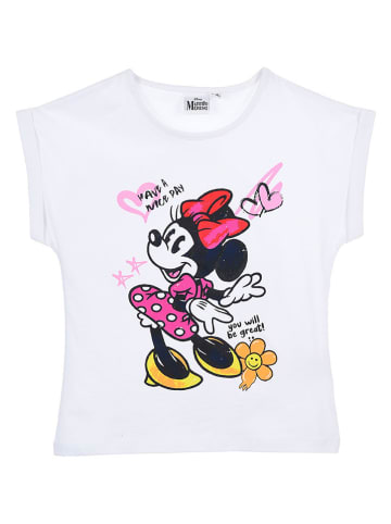 Disney Minnie Mouse Shirt "Minnie" in Weiß