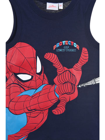 Spiderman Top "Spider-Man" w kolorze granatowym