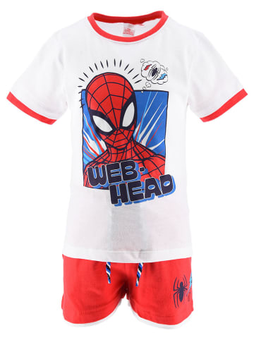 Spiderman 2tlg. Outfit "Spiderman" in Weiß/ Rot