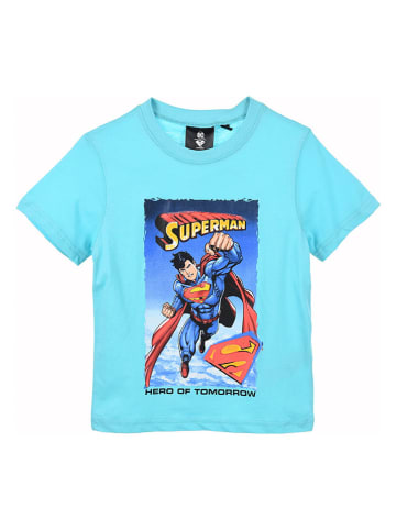 Superman Shirt "Superman" in Hellblau