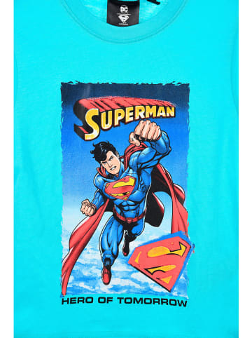 Superman Koszulka "Superman" w kolorze błękitnym