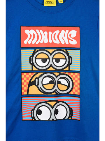 Minions Koszulka "Minionki" w kolorze niebieskim
