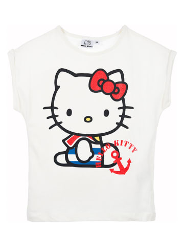 Hello Kitty Koszulka "Hello Kitty" w kolorze białym