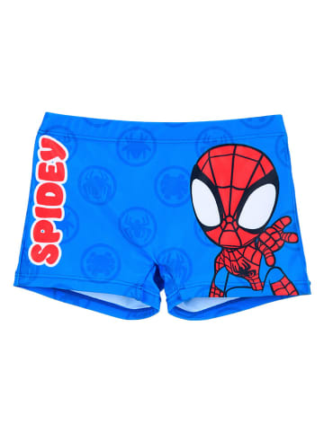 Spidey and his amazing friends Szorty kąpielowe "Spidey i super-kumple" w kolorze niebieskim