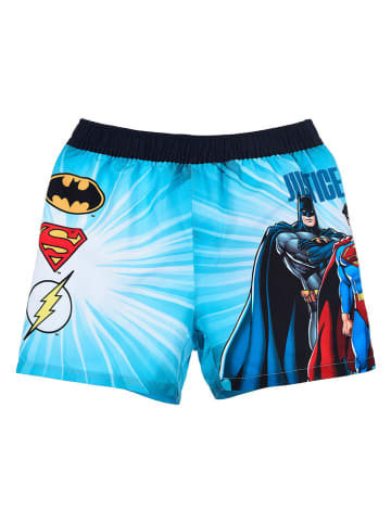Justice League Szorty kąpielowe "Liga Sprawiedliwości" w kolorze błękitnym