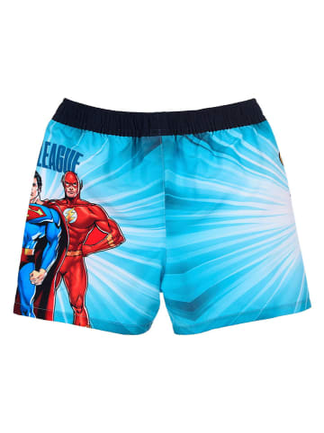 Justice League Szorty kąpielowe "Liga Sprawiedliwości" w kolorze błękitnym