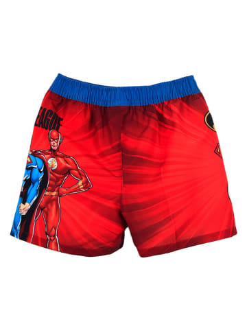Justice League Badeshorts "Justice League" in Rot