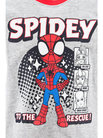 Spidey and his amazing friends Piżama "Spidey i super-kumple" w kolorze czerwono-szarym