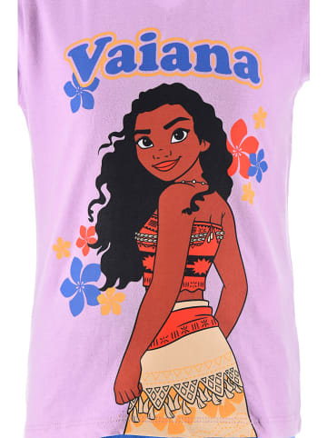 Disney Vaiana Piżama "Vaiana" w kolorze niebiesko-fioletowym