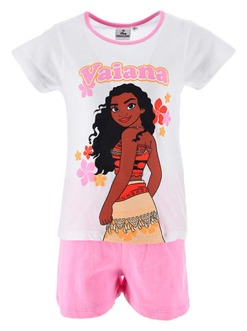 Disney Vaiana Pyjama "Vaiana" in Rosa/ Weiß
