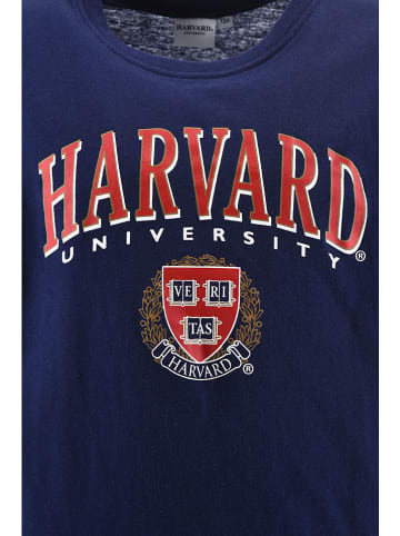 Harvard Pyjama "Harvard" in Dunkelblau/ Grau