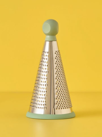 BELLA MAISON Tarka w kolorze srebrno-zielonym - wys. 24,5 x Ø 11,5 cm