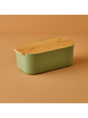 BELLA MAISON Brotdose in Grün - (B)33 x (H)12 x (T)18,5 cm