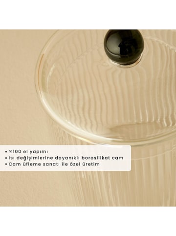 BELLA MAISON Voorraadglas "Blaze" crème - 370 ml