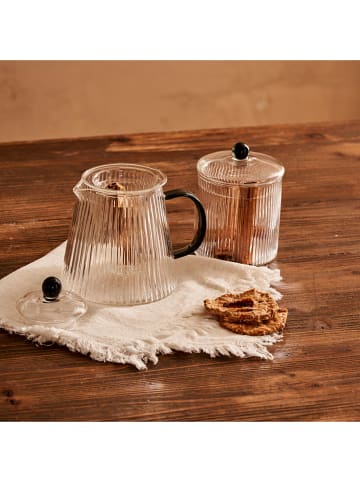 BELLA MAISON Słoik "Blaze" w kolorze kremowym - 370 ml