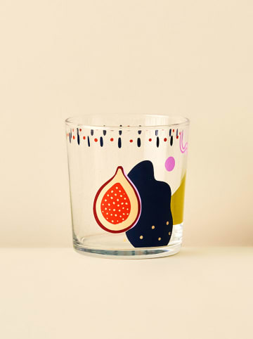 BELLA MAISON Glas "Fruit" in Bunt - 380 ml