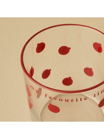 BELLA MAISON 4-delige set: glazen "Jolly" rood - 510 ml