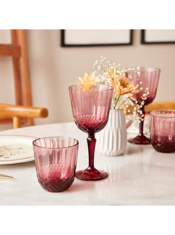 BELLA MAISON Wijnglas lichtroze - 310 ml