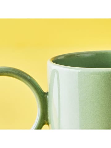 BELLA MAISON 2er-Set: Kaffeetassen "Arcana Espresso" in Grün - 90 ml