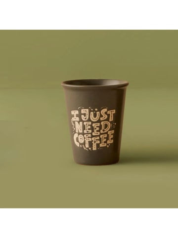 BELLA MAISON Kaffeebecher "Just Espresso" in Grau - 100 ml