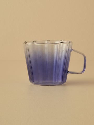 BELLA MAISON Teeglas in Blau - 340 ml