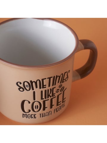 BELLA MAISON Kaffeetasse in Beige - 285 ml