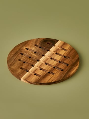 BELLA MAISON Topfuntersetzter "Harmony" in Braun - Ø 20 cm