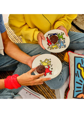 BELLA MAISON Frühstücksteller "Keith Haring" in Bunt - Ø 19 cm