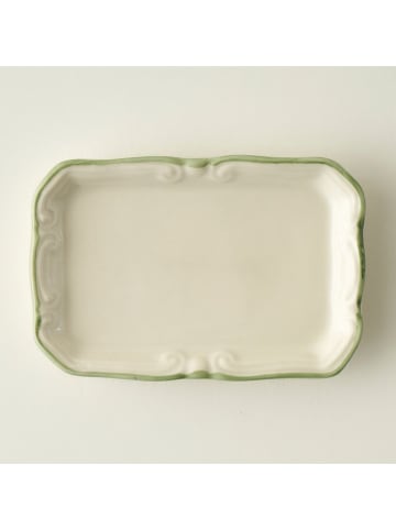 BELLA MAISON Servierplatte in Creme - (B)14 x (H)9,5 cm