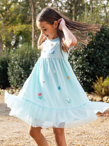 Frugi Kleid in Hellblau/ Bunt