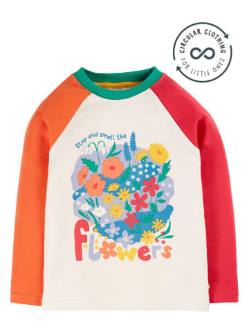 Frugi Longsleeve in Weiß/ Bunt