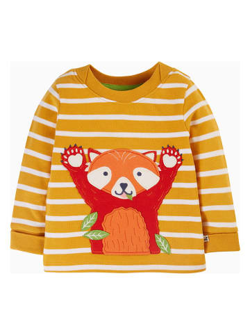 Frugi Koszulka w kolorze żółto-białym
