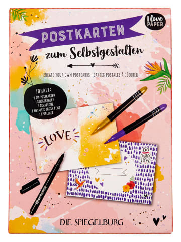 Die Spiegelburg Postkarten zum Selbstgestalten "I love Paper" - ab 6 Jahren