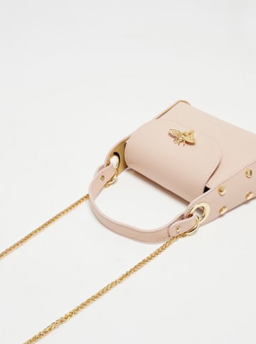 Christian Laurier Leren schoudertas "Noemie" beige - (B)18 x (H)12 x (D)5 cm