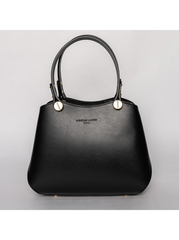 Christian Laurier Leder-Henkeltasche "Esmee" in Schwarz - (B)29 x (H)22 x (T)10 cm