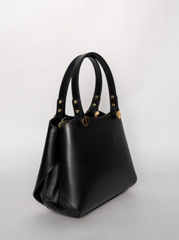 Christian Laurier Leder-Henkeltasche "Esmee" in Schwarz - (B)29 x (H)22 x (T)10 cm