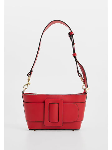 Christian Laurier Leder-Schultertasche "Selah" in Rot - (B)22 x (H)13 x (T)6 cm