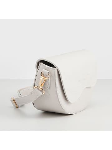 Christian Laurier Leder-Umhängetasche "Loewe" in Weiß - (B)24 x (H)15 x (T)9 cm