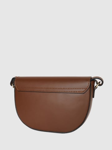 Christian Laurier Leder-Umhängetasche "Kena" in Braun - (B)22 x (H)16 x (T)5 cm