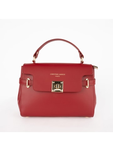 Christian Laurier Leder-Henkeltasche "Swang" in Rot - (B)28 x (H)20 x (T)11 cm