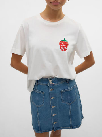 Vero Moda Koszulka "Berta" w kolorze białym